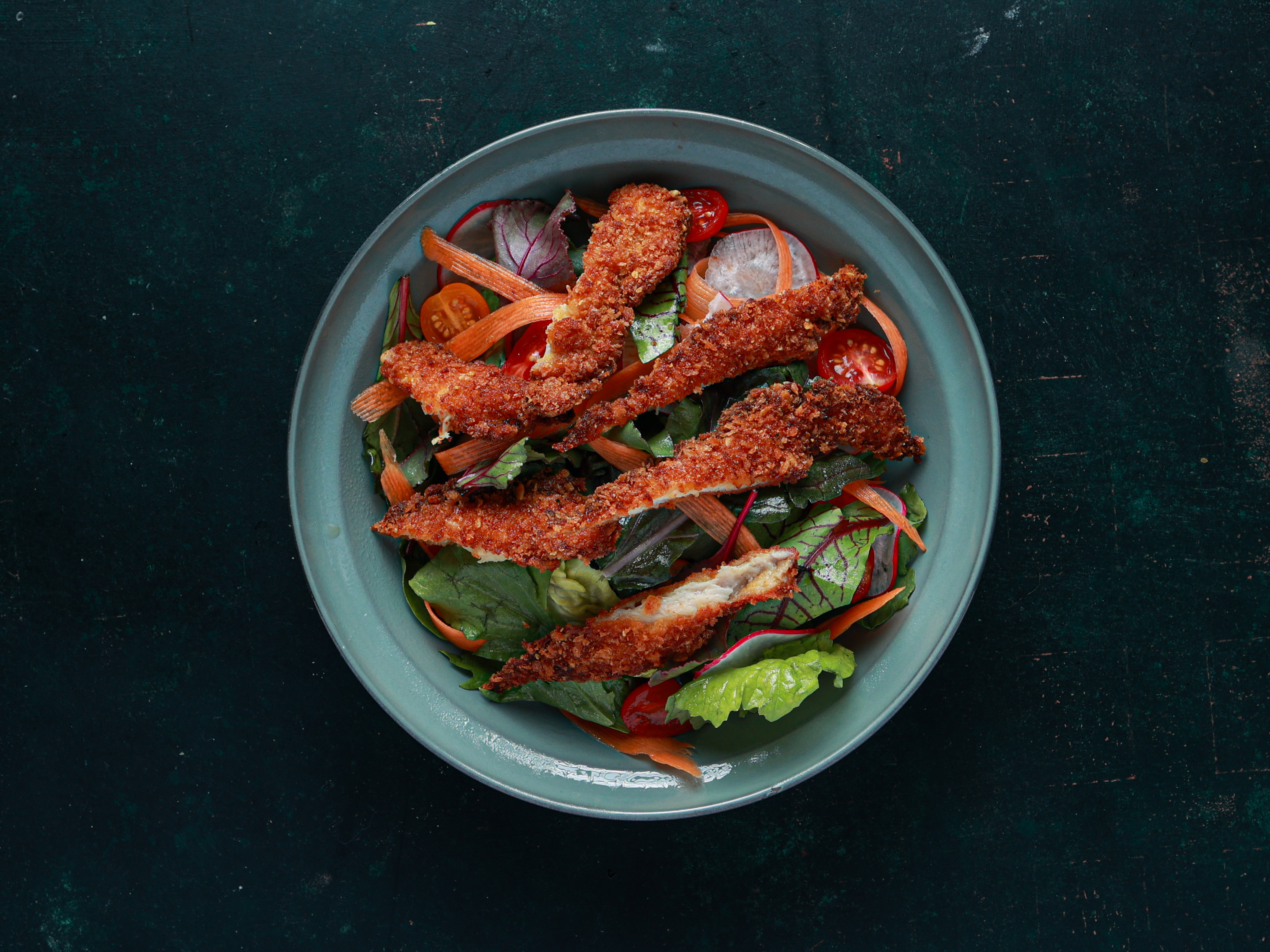 Çıtır Tavuk Salata